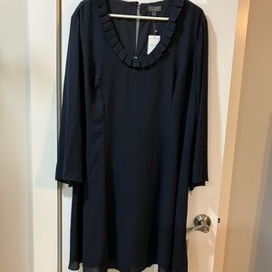 The Limited Dark Blue Long Sleeve Dress